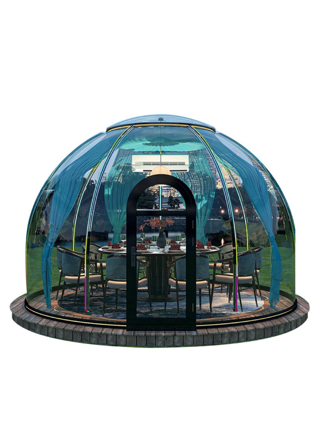 Outdoor Camping Exhibition - Transparent Dome Bubble House, Outdoor Glamping