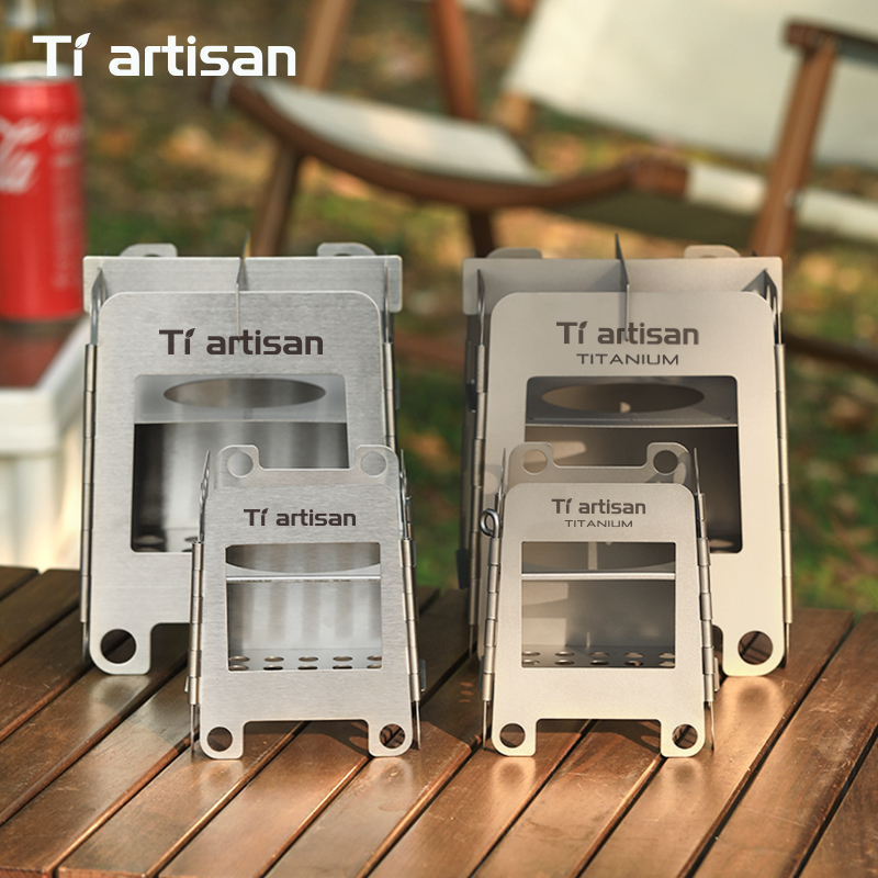 Outdoor Camping Stove Wood - Tiartisan Stainless Steel Camping Stove Mini