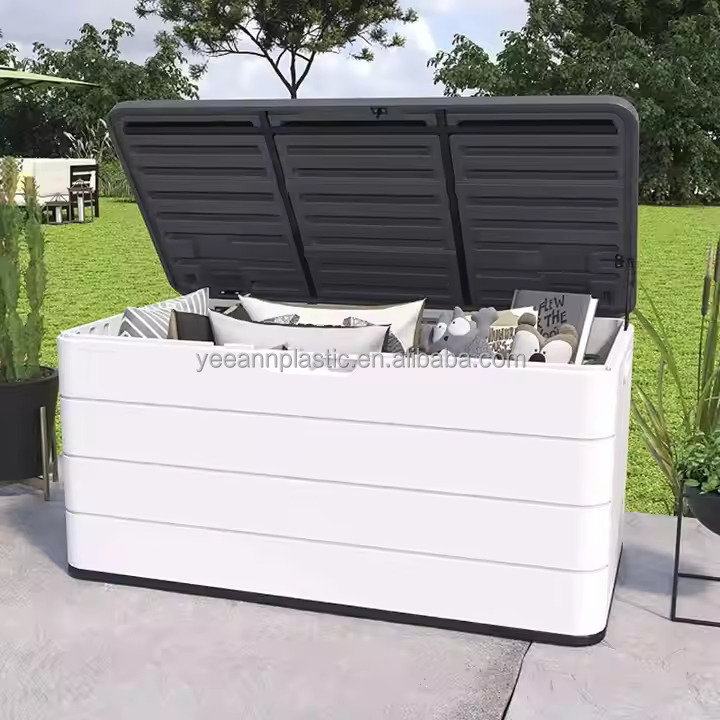 Outdoor Camping Storage Box - Plastic Outdoor Patio Furniture Camping Tool