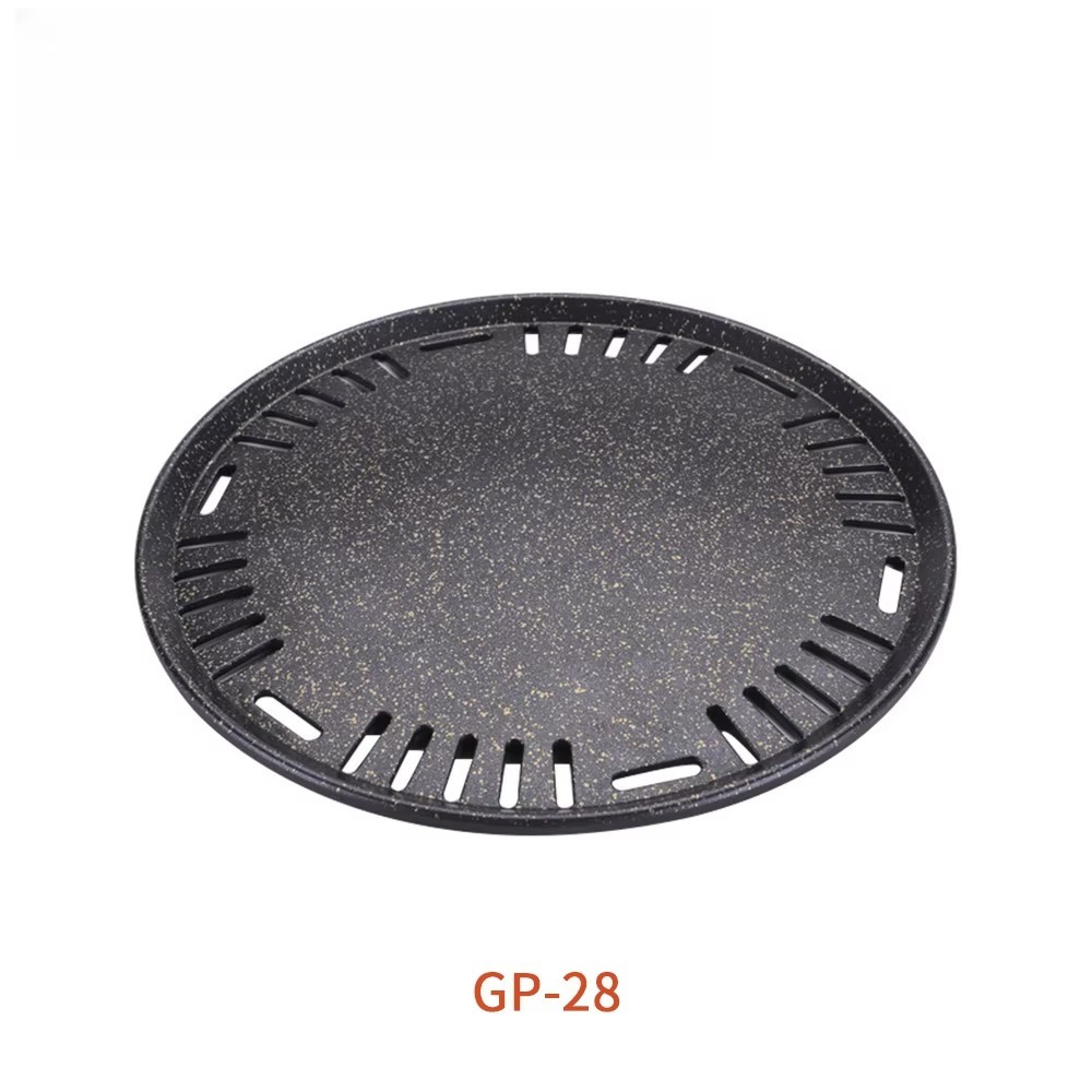 Outdoor Camping Korea - Aluminum Round Bbq Plate Non Stick