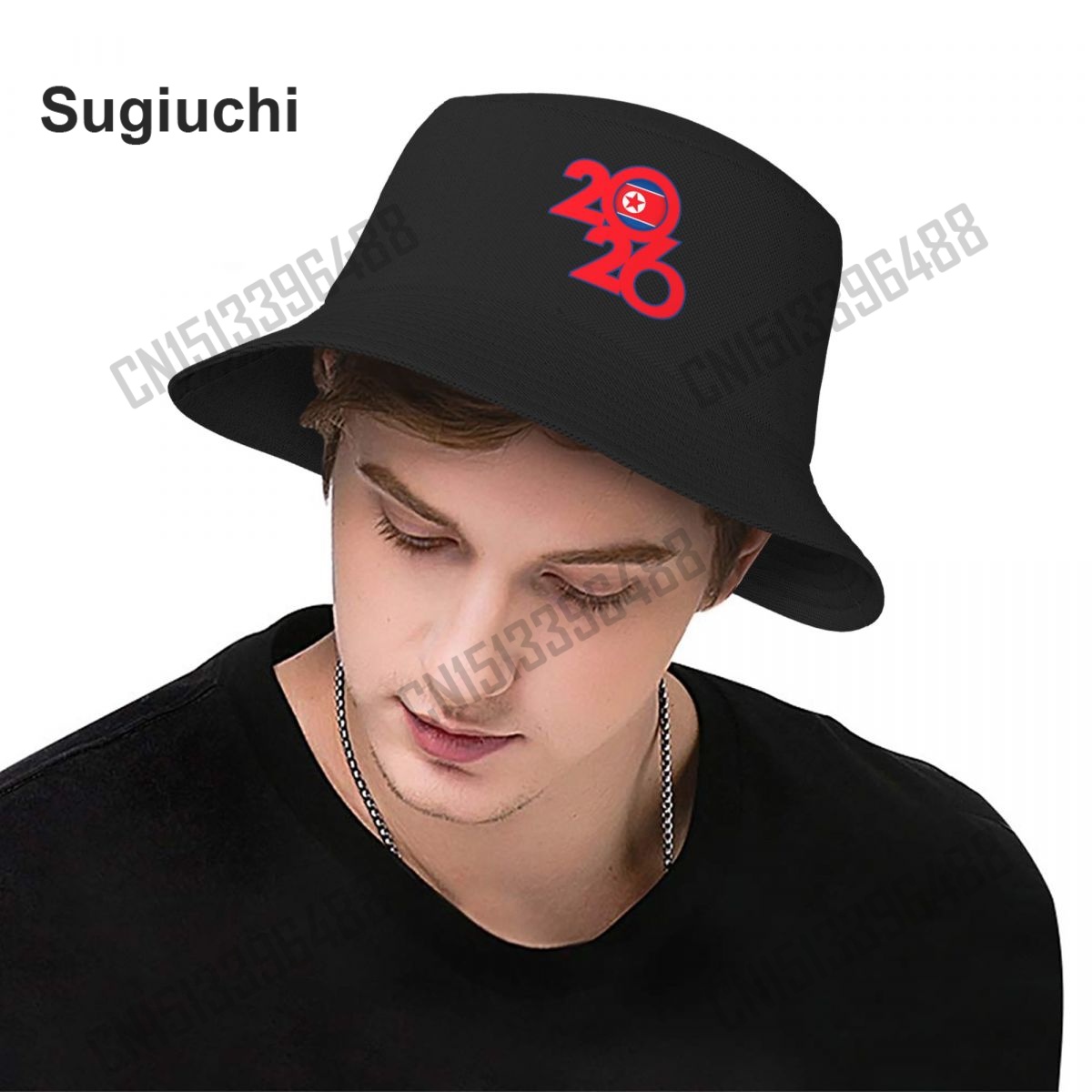 Outdoor Camping Korea - 2026 North-korea Flag Bucket Hat Outdoor