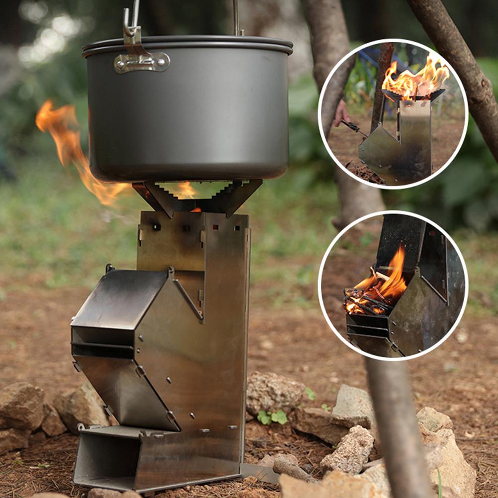 Outdoor Camping Stove Wood - Outdoor Wood Stove Thick Stainless Steel