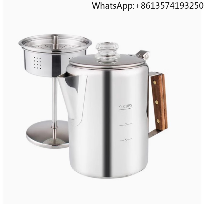 Camp Percolator Coffee - Coffee Percolators Stovetop for Camping, Percolator