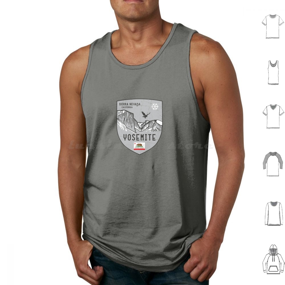 Outdoor Camping Yosemite - Yosemite California Emblem Tank Tops Vest