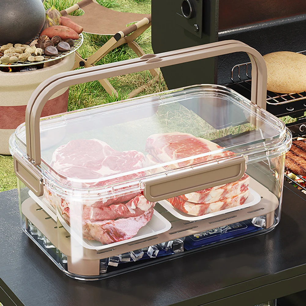 Outdoor Camping Storage Box - Portable Food Storage Container Large Capacity