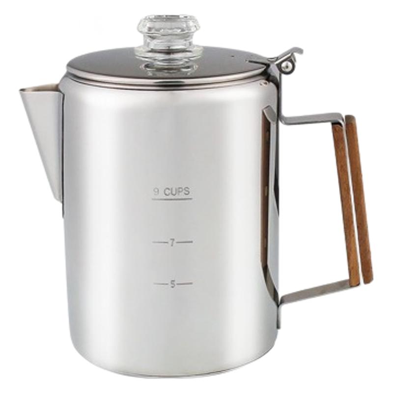 Camp Percolator Coffee - 9 Cup Coffee Percolators 1500ml Stainless