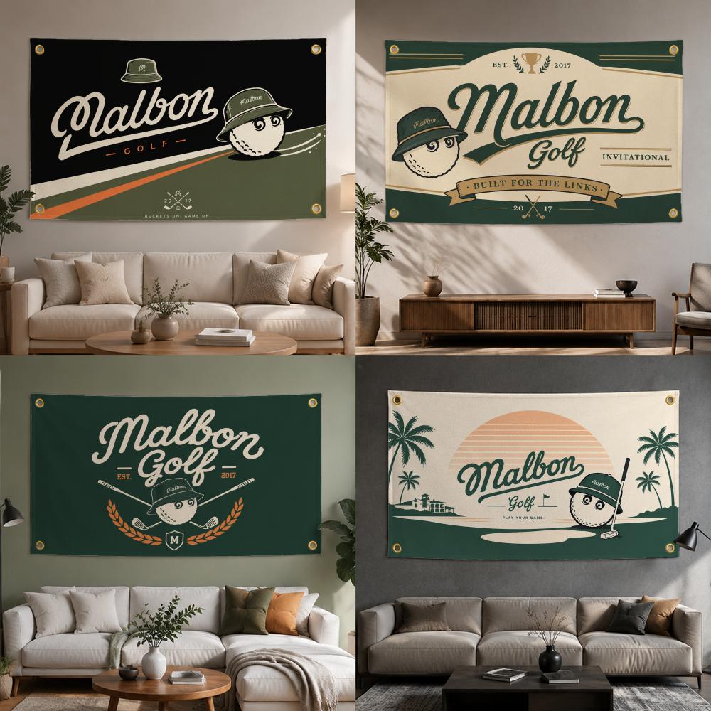 Outdoor Camping Brands - Brand Malbon Golf Flags Fashion flag