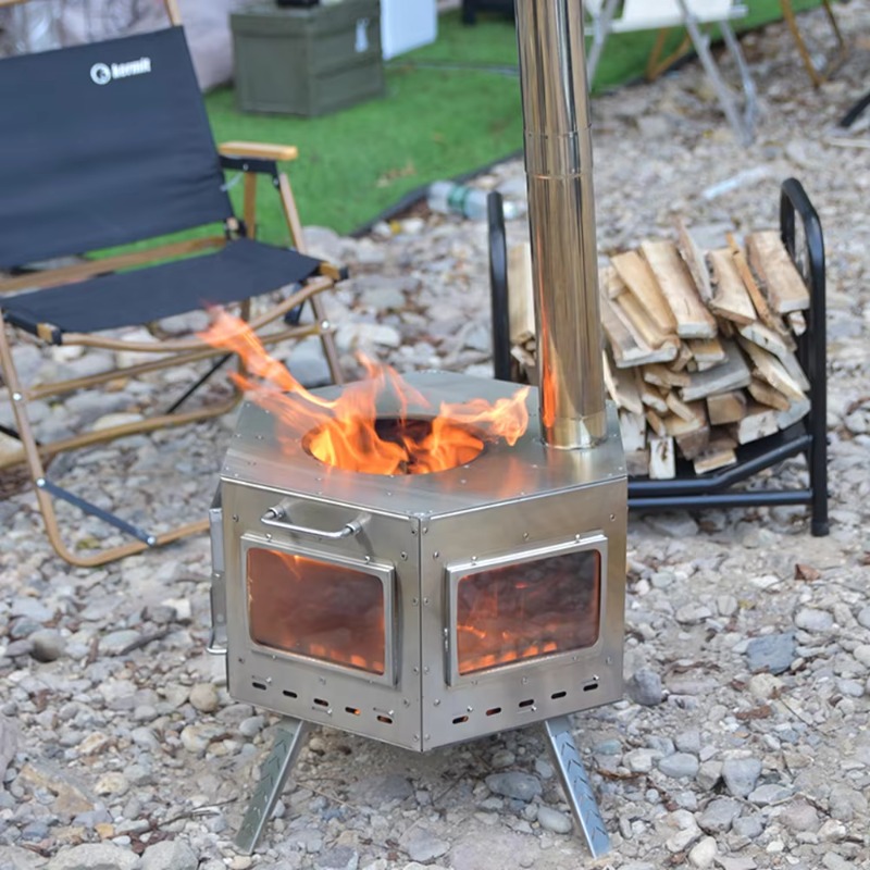 Outdoor Camping Stove Wood - 【Popular】Folding Multipurpose Portable Stainless Steel 15L
