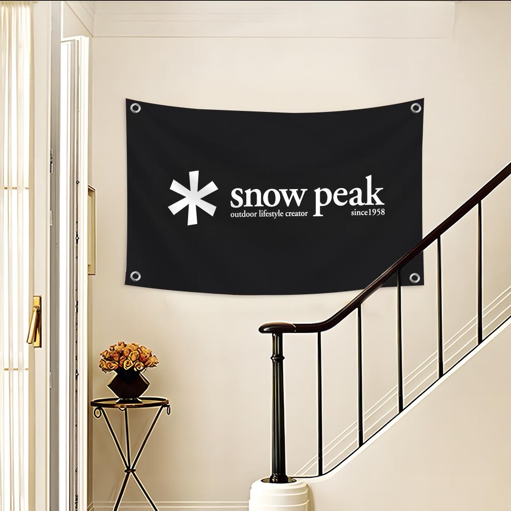 Outdoor Camping Brands - Snow P-peak Brand Flags Flags Custom