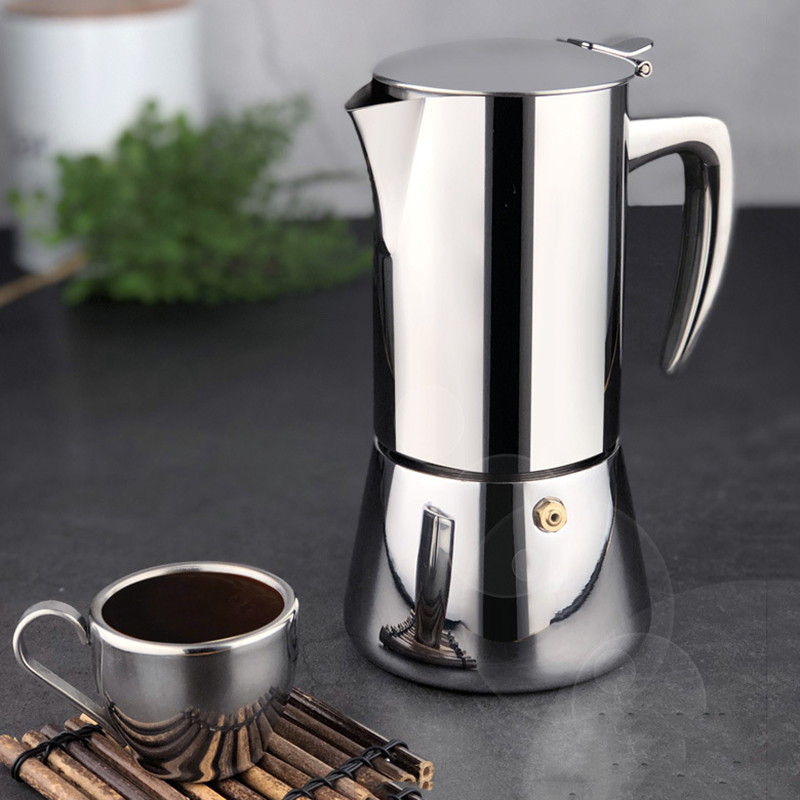 Camp Percolator Coffee - 200ml/300ml Portable Coffee Pot 304 Stainless