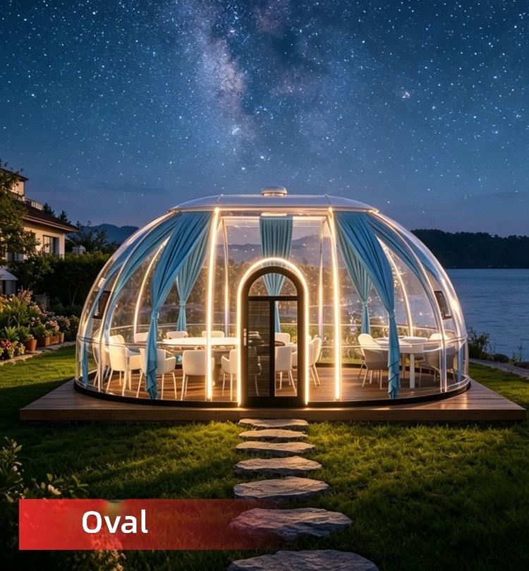 Transparent Dome Bubble House, - Outdoor Camping Exhibition review and price