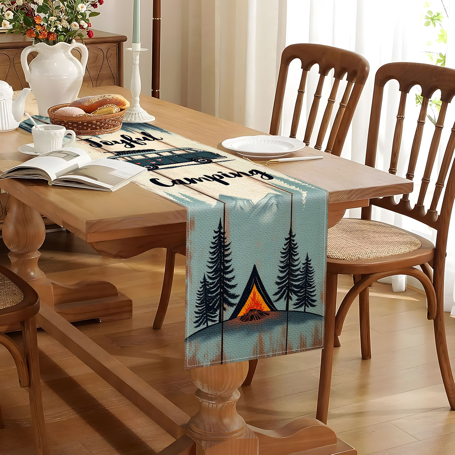 1 Camping Style Theme Table Ru - Outdoor Camping Exhibition review and price