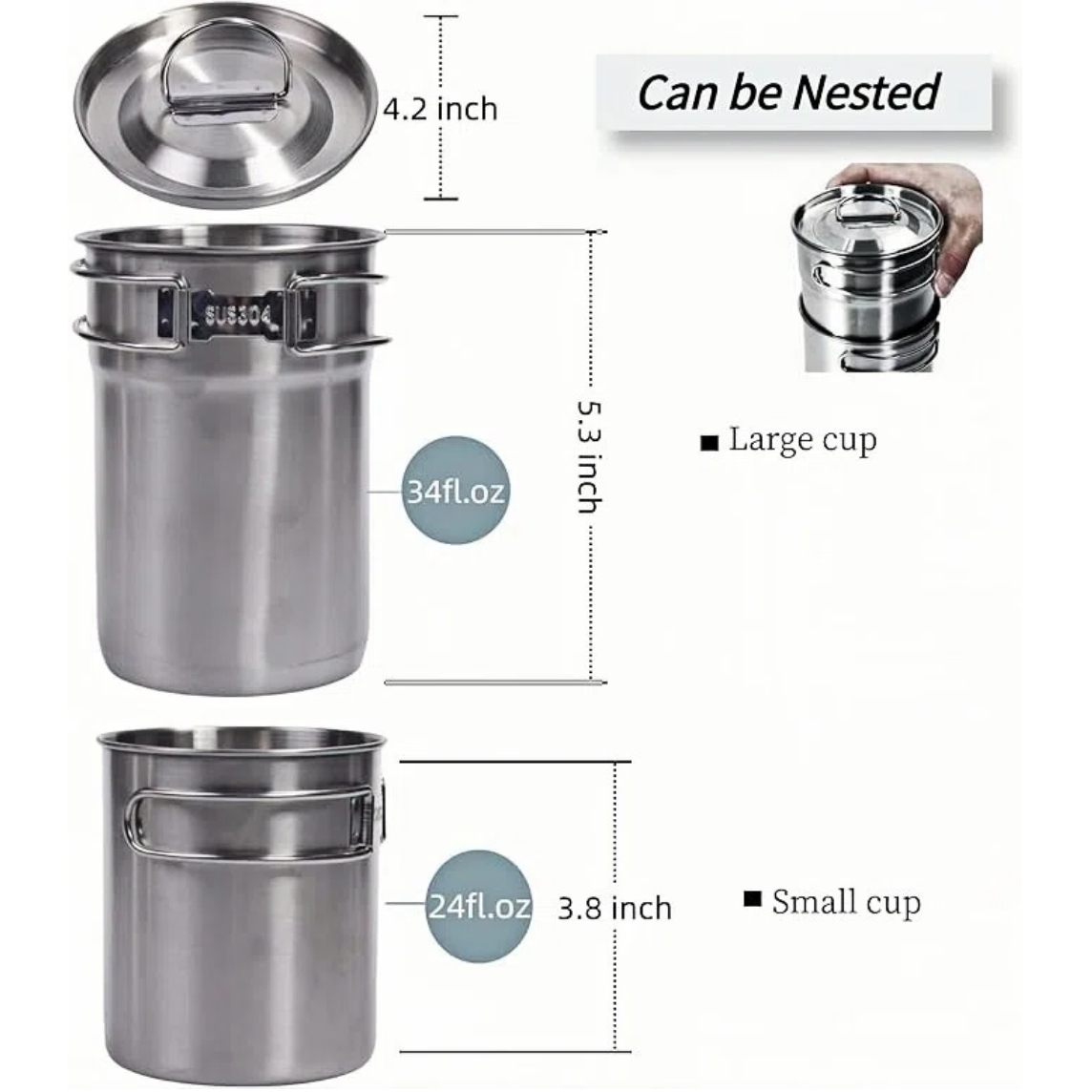 Foldable Camping Cups Mugs Cam - Outdoor Camping Uk review and price
