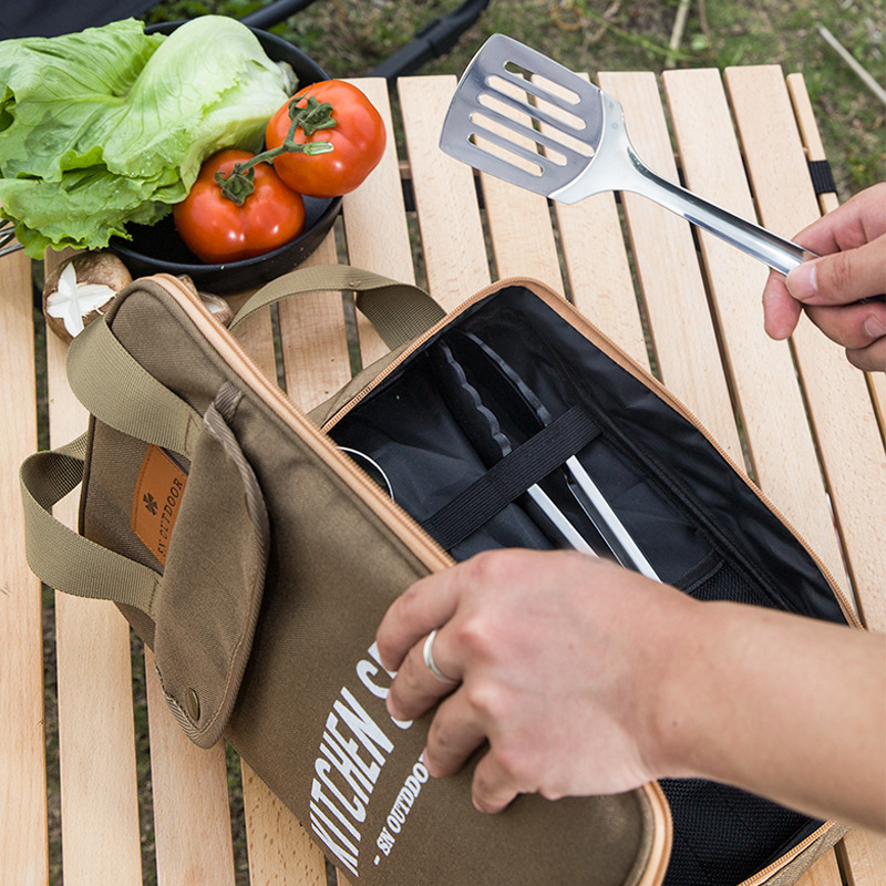 8pcs Camping Kitchen Cookware  - Outdoor Camping Uk review and price