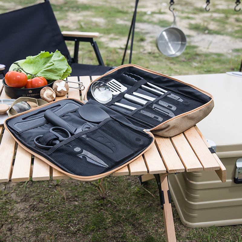 8pcs Camping Kitchen Cookware  - Outdoor Camping Uk review and price