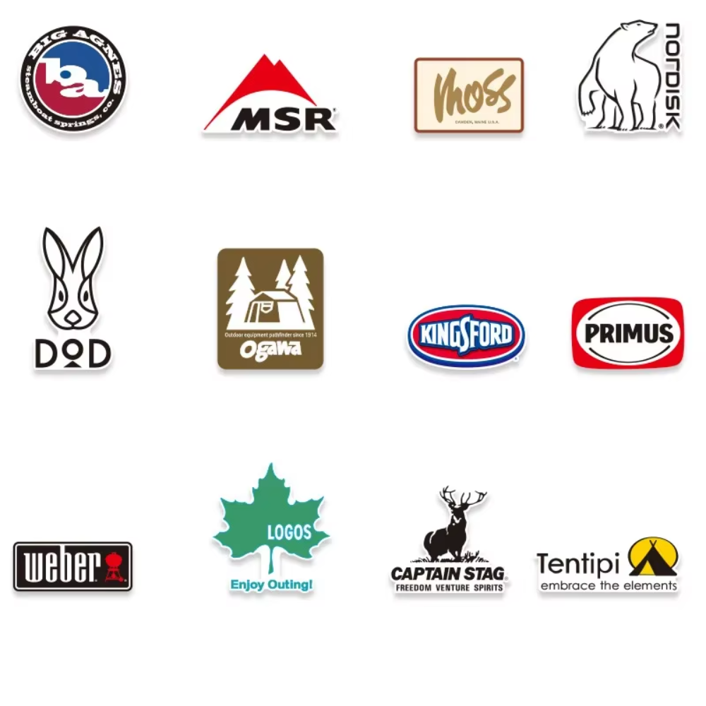 20Pcs Outdoor Stickers Pack Ca - Outdoor Camping Brands review and price