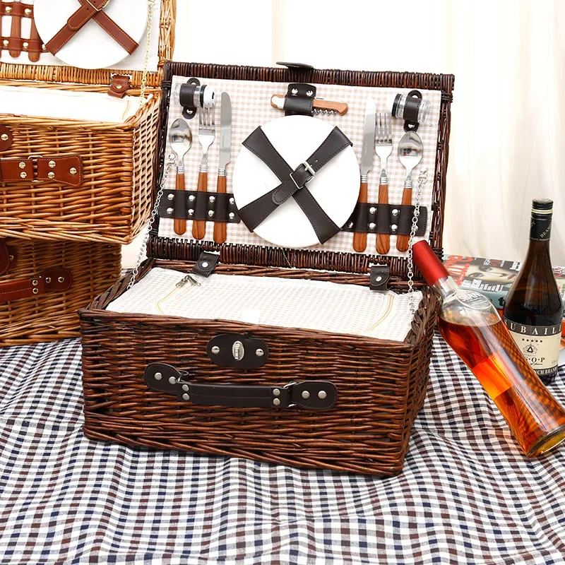 Family Outing Picnic Basket, O - Outdoor Camping Storage Box review and price