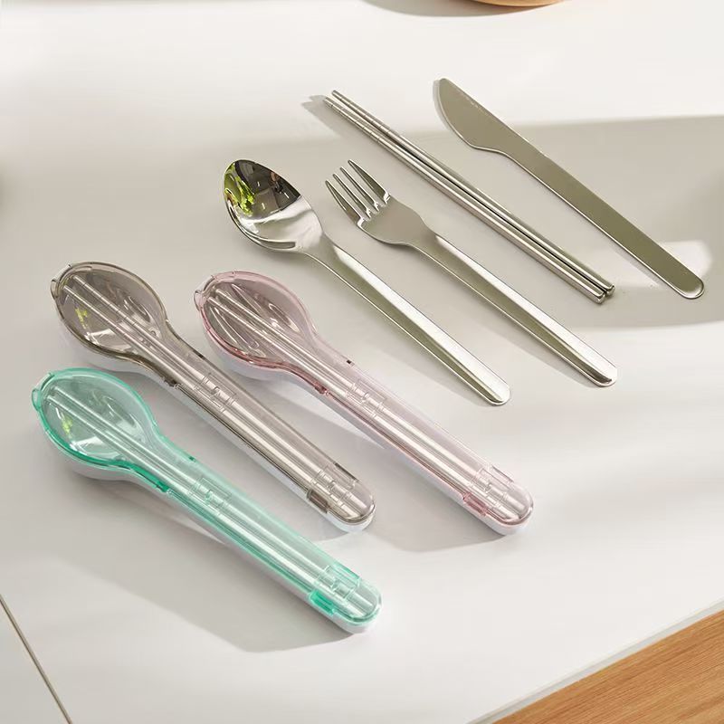 Portable Cutlery Set with Stor - Outdoor Camping Storage Box review and price