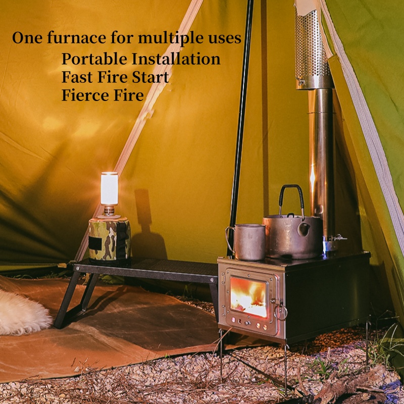 Foldable  Tent Stove Lightweig - Outdoor Camping Stove Wood review and price