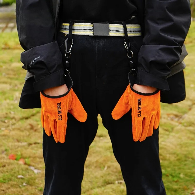Heat Resistant BBQ Gloves Cowh - Outdoor Camping Tools review and price