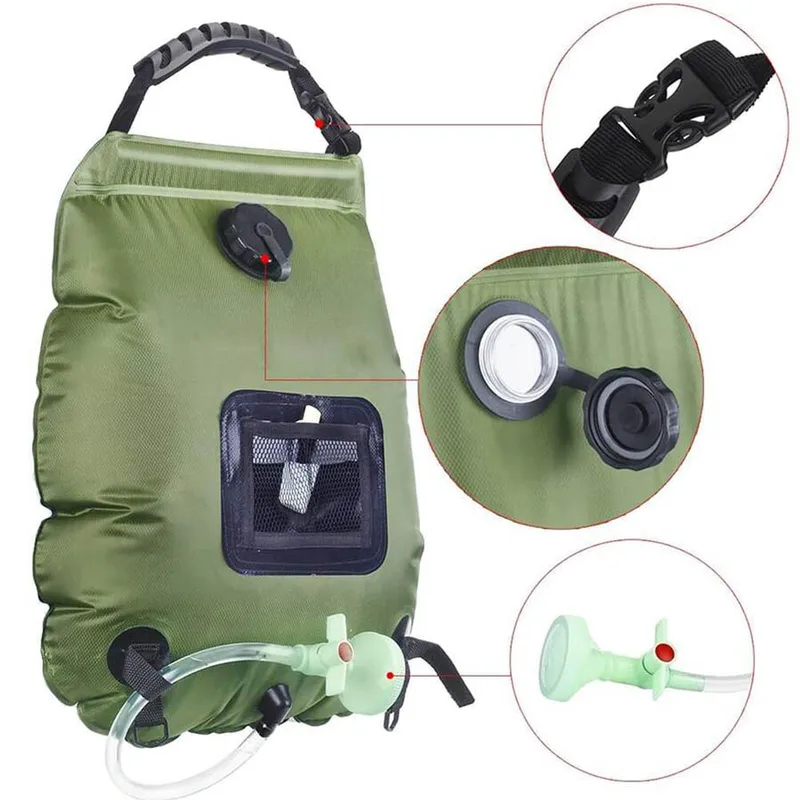 Solar Shower Bag 20L Outdoor S - Outdoor Camping Hot Water Shower review and price