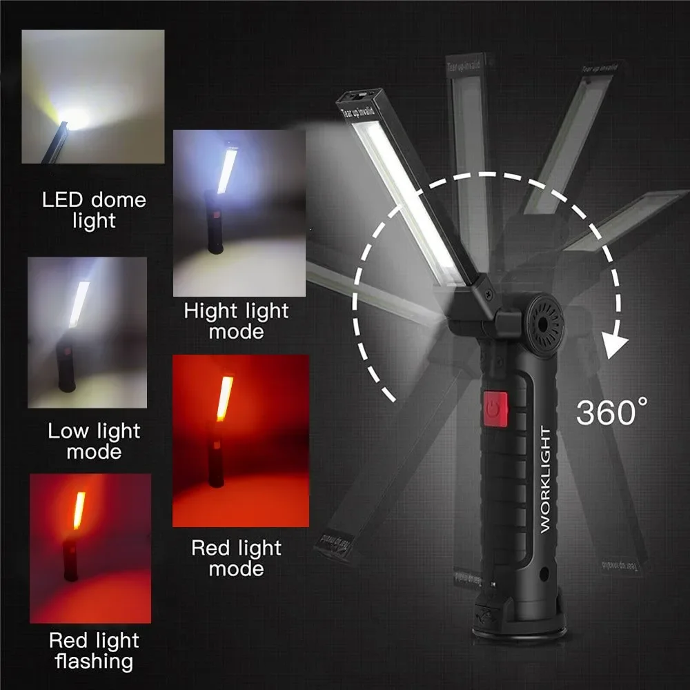 Portable COB LED Flashlight US - Outdoor Camping Lamp review and price