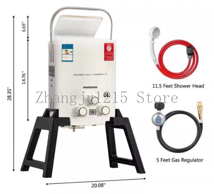 Propane LPG  Gas Tankless Wate - Outdoor Camping Hot Water Shower review and price