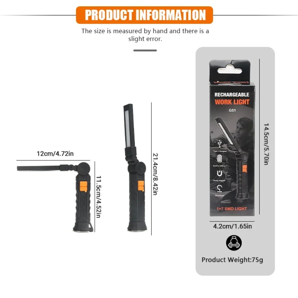 Portable COB LED Flashlight US - Outdoor Camping Lamp review and price