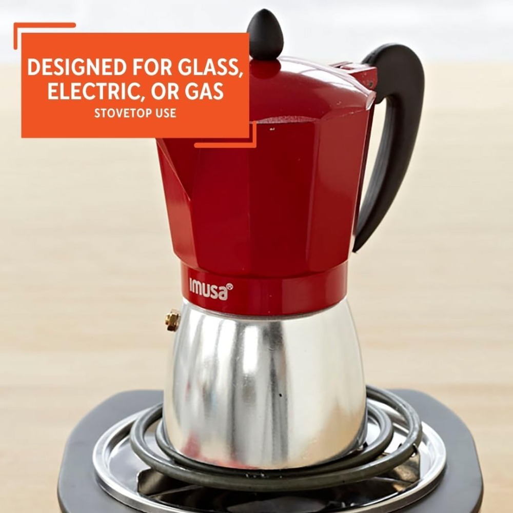 Stovetop Espresso Maker 3 Cup  - Camp Percolator Coffee review and price