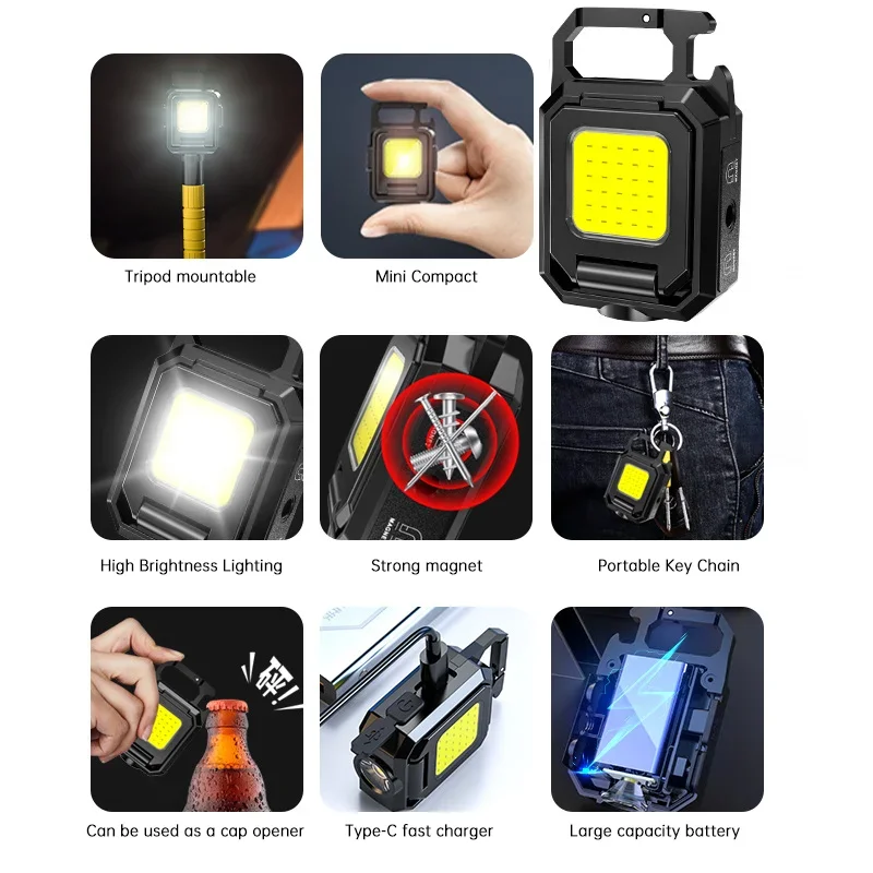 Mini Flashlight Keychain Light - Outdoor Camping Lamp review and price