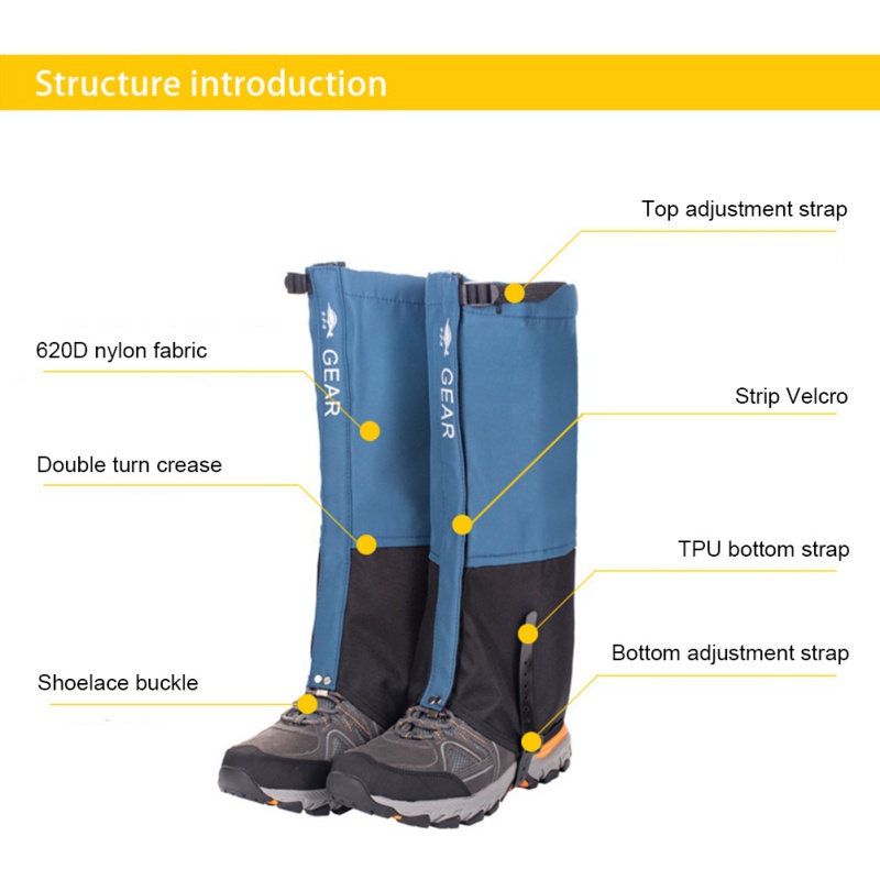 Outdoor Hiking Waterproof Snow - Trekking Gaiters review and price