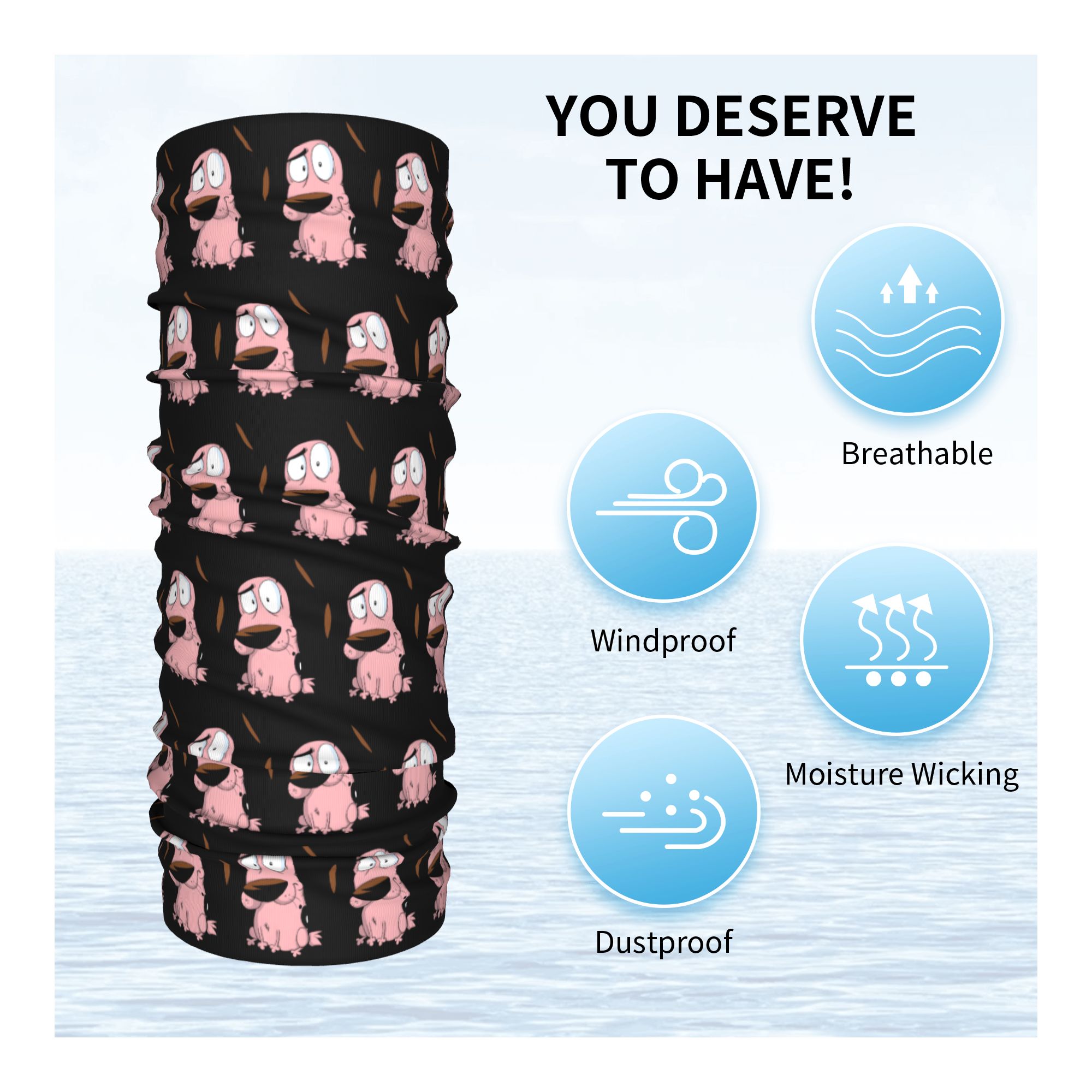 Custom Cartoon Courage Dog Win - Trekking Gaiters review and price
