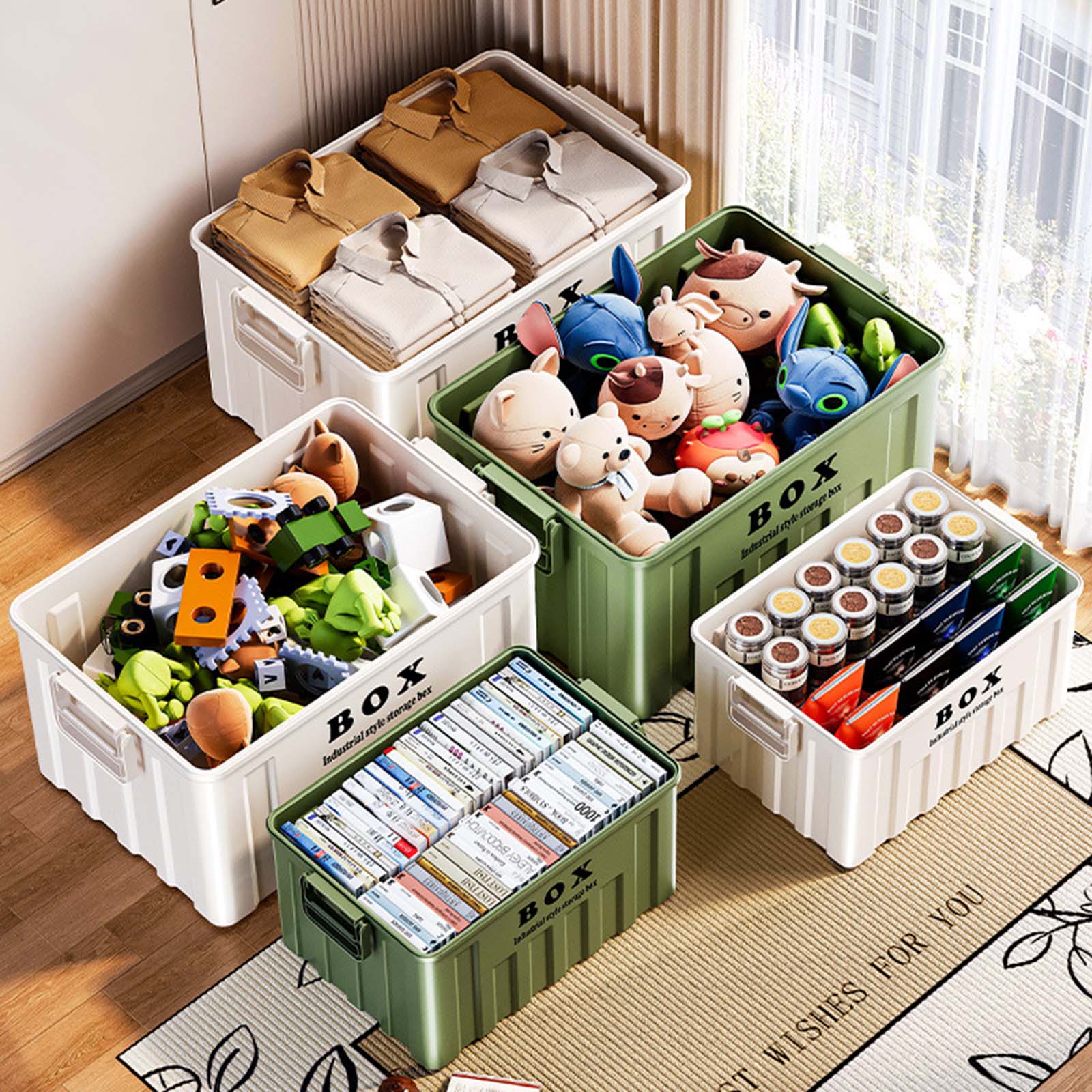 Large Capacity Stackable Lidde - Outdoor Camping Storage Box review and price