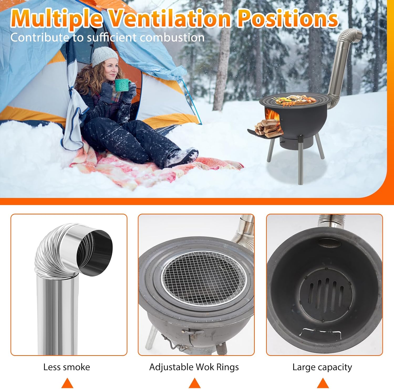 Portable Wood Burning Rocket S - Outdoor Camping Stove Wood review and price