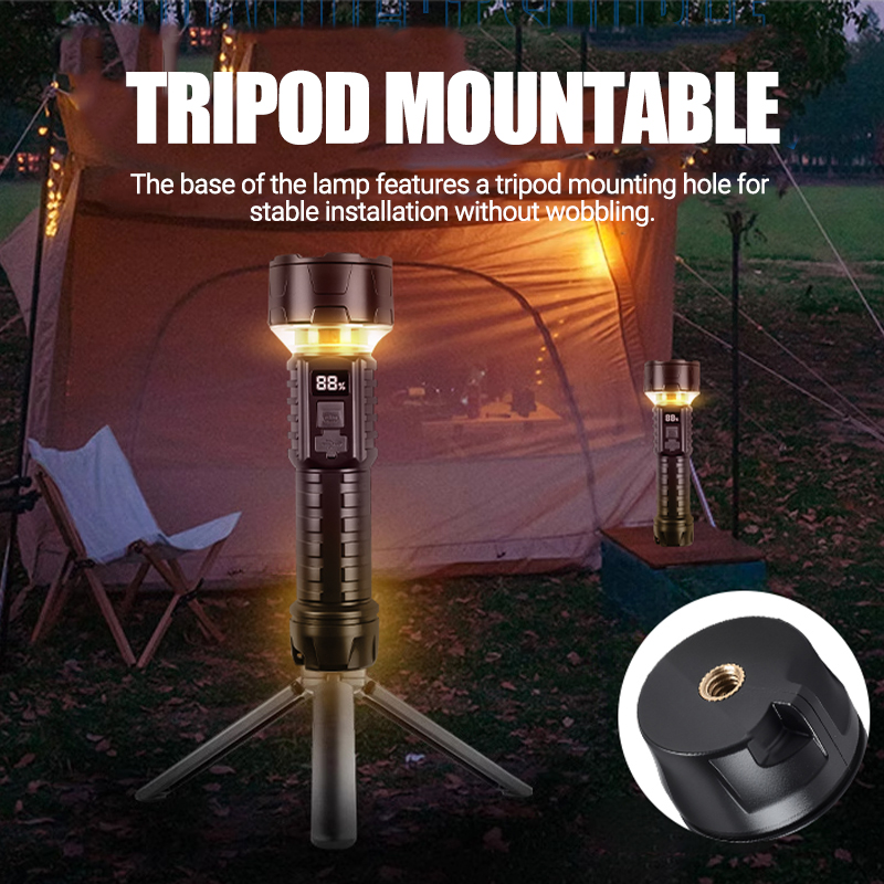COB LED Flashlight Rechargeabl - Outdoor Camping Lamp review and price