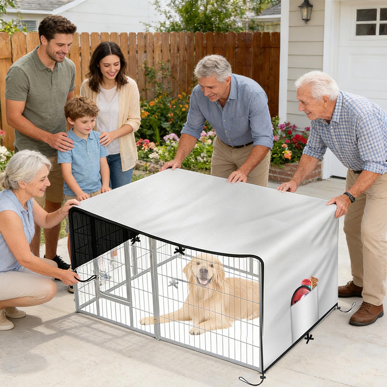 Dog Crate Cover 210D Oxford Pr - Outdoor Camping Dog Kennel review and price