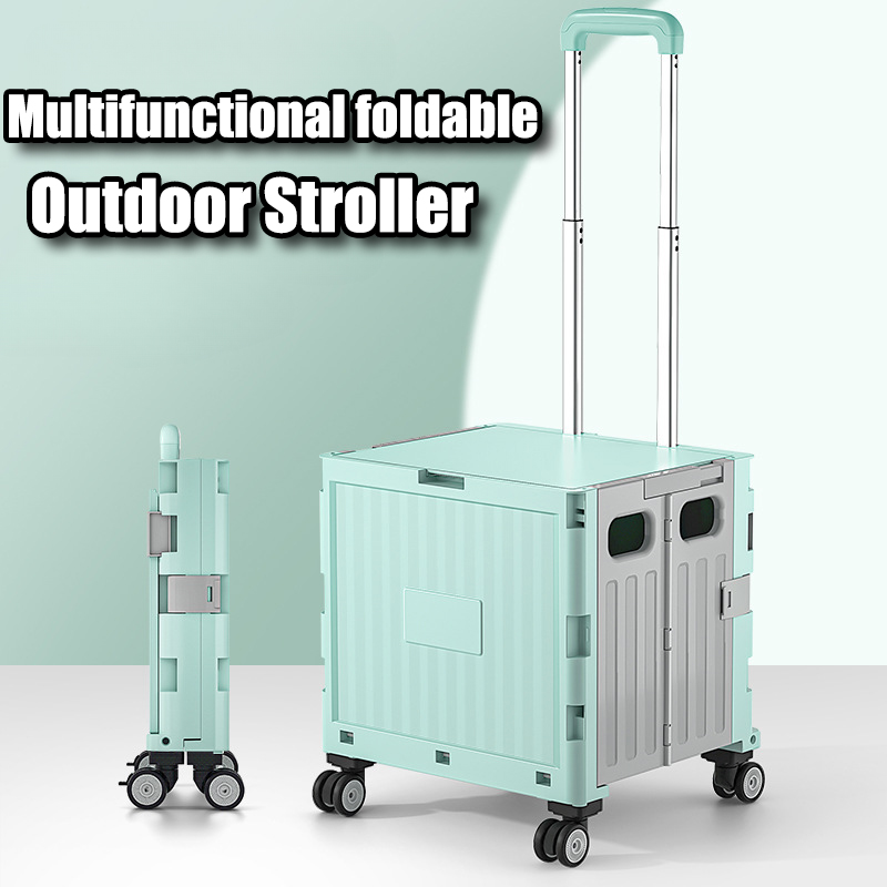 Multifunctional Camping Trolle - Outdoor Camping Folding Storage Box review and price
