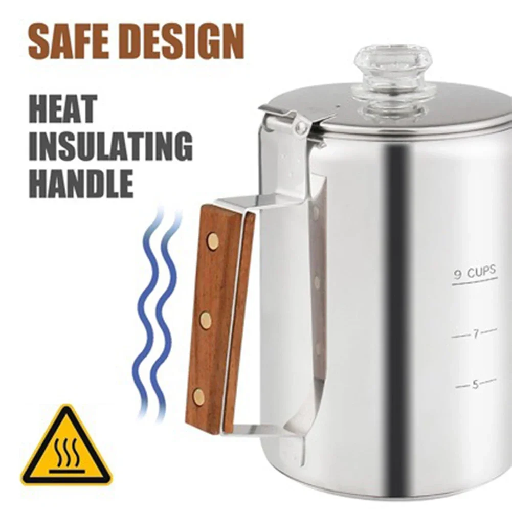 9 Cup Coffee Maker Camping Cof - Camp Percolator Coffee review and price