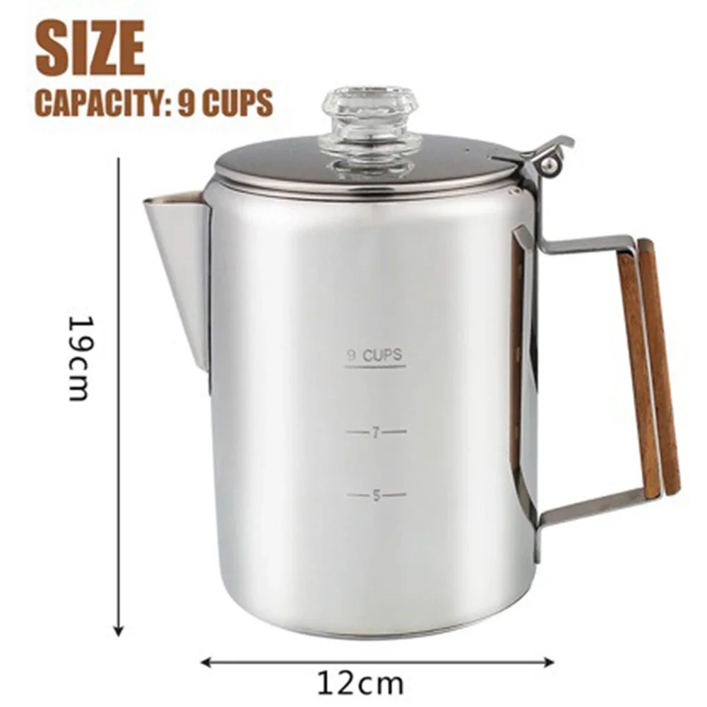 9 Cup Coffee Maker Camping Cof - Camp Percolator Coffee review and price