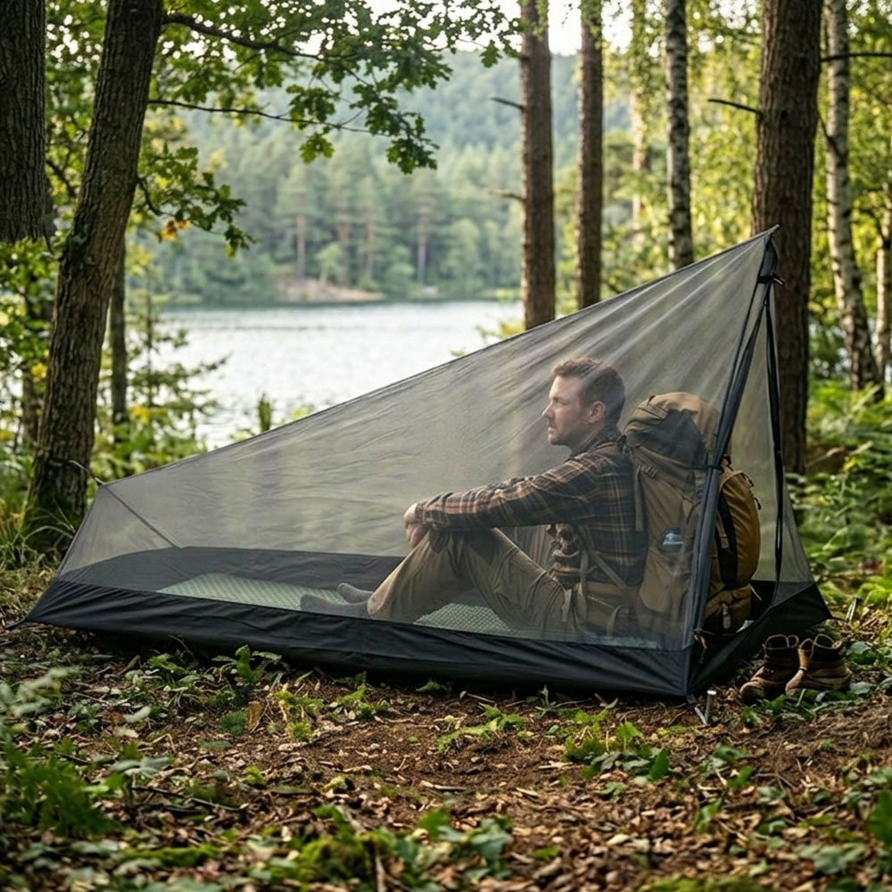 Mesh tent solo single camping  - Outdoor Camping Solo review and price