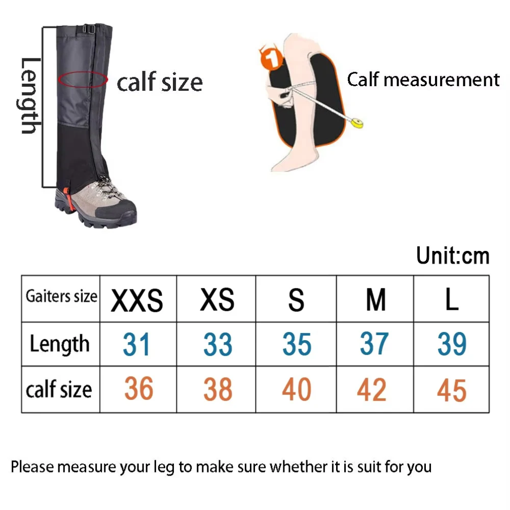 Waterproof Snow Leg Gaiters Hi - Trekking Gaiters review and price