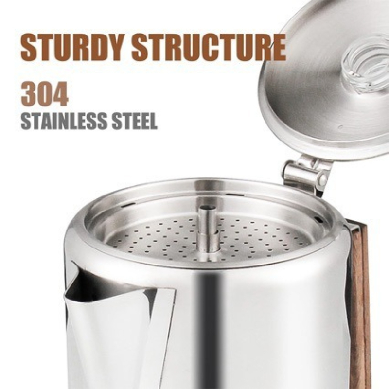 6-Cup 9-Cup 12-Cup Stainless S - Camp Percolator Coffee review and price