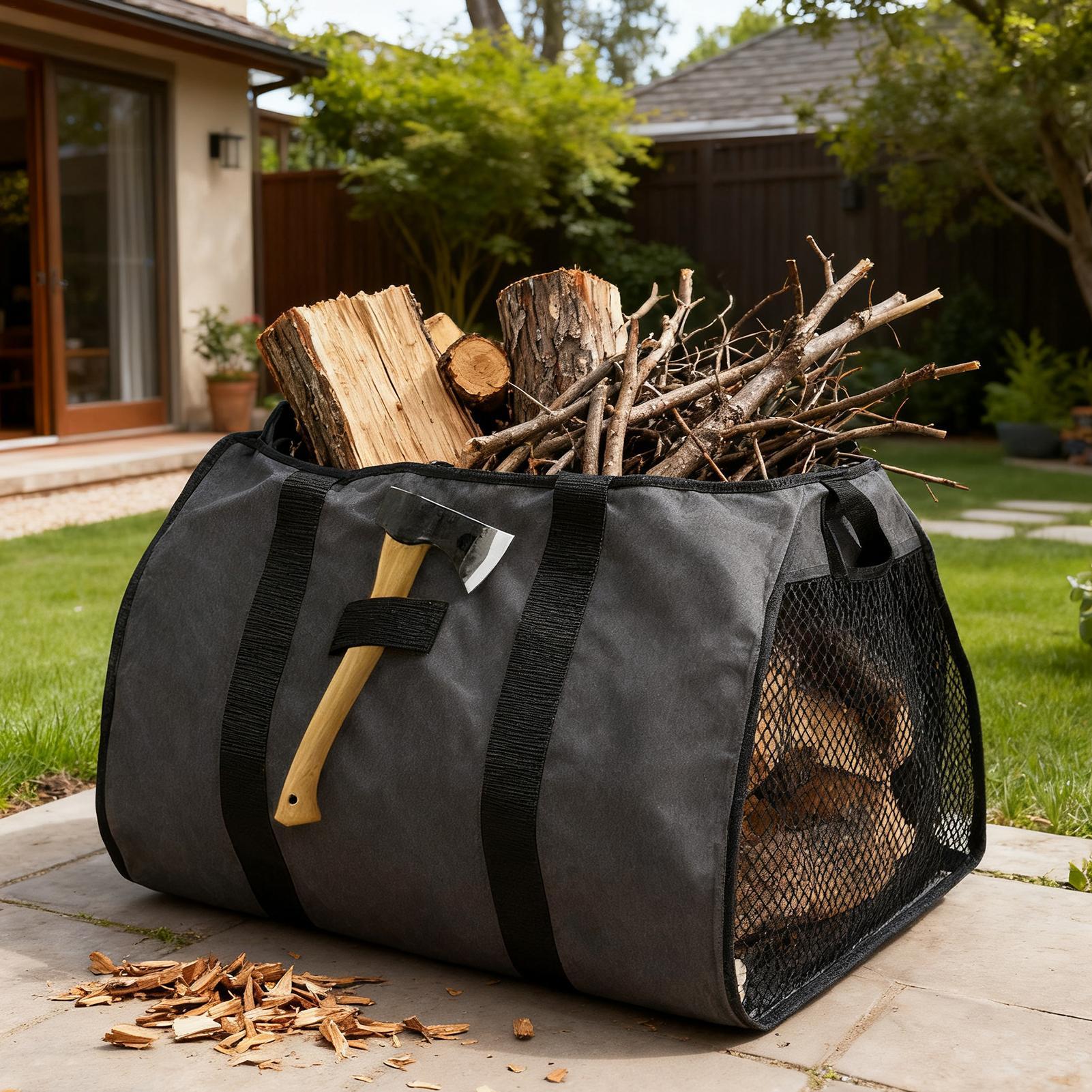 Firewood Carrier Large Portabl - Outdoor Camping Stove Wood review and price