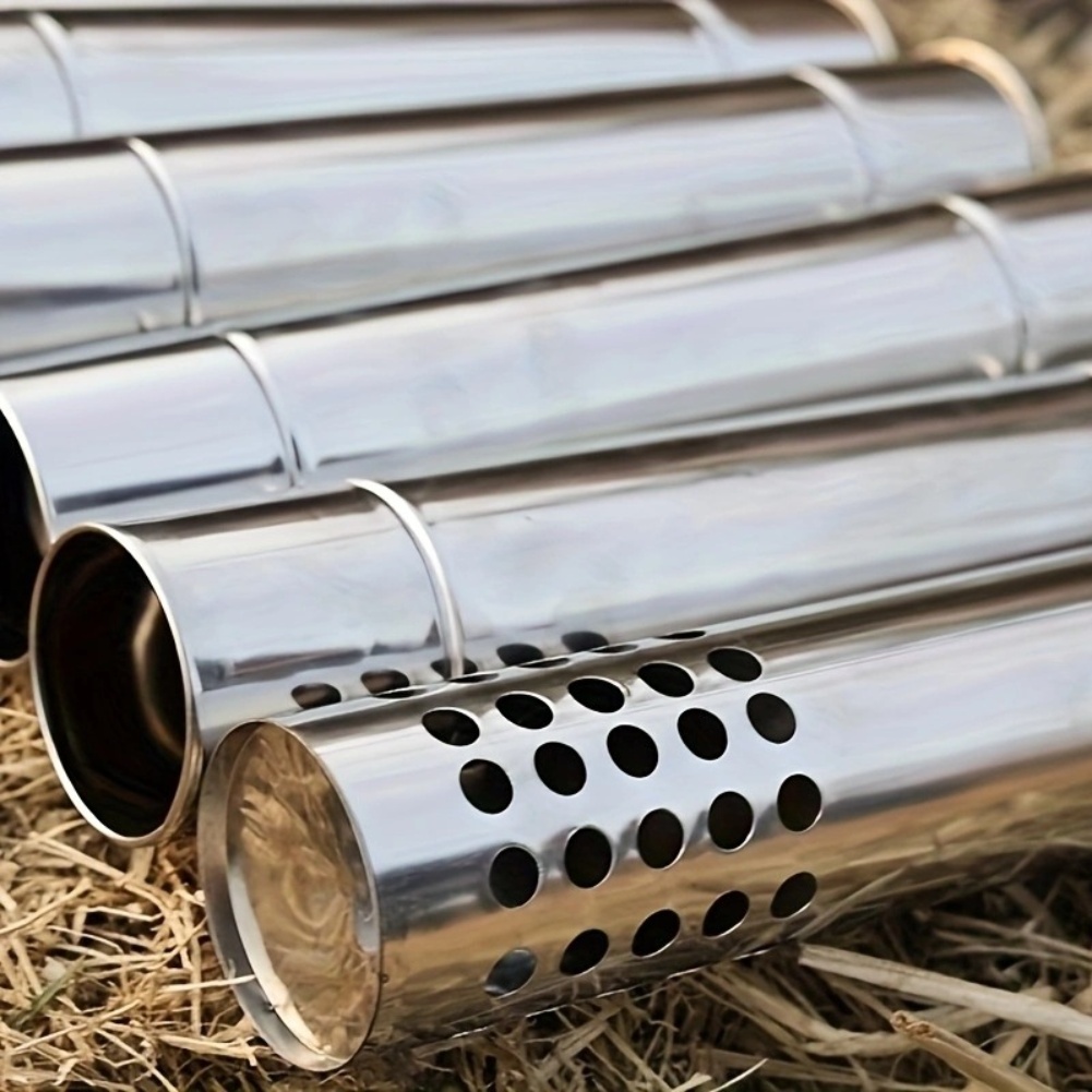 Stainless Steel Smoke Pipe Kit - Outdoor Camping Stove Wood review and price