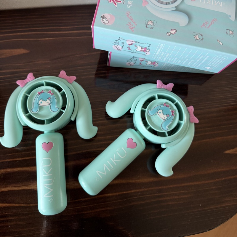 Hatsune Miku Mini Handheld Fan - Outdoor Camping Tv review and price
