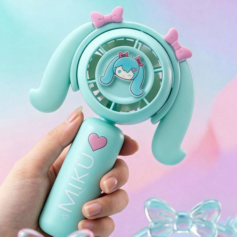 Hatsune Miku Mini Handheld Fan - Outdoor Camping Tv review and price