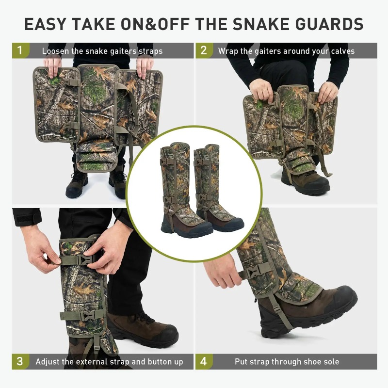 Anti Snake Bite Gaiters 12 PE  - Trekking Gaiters review and price