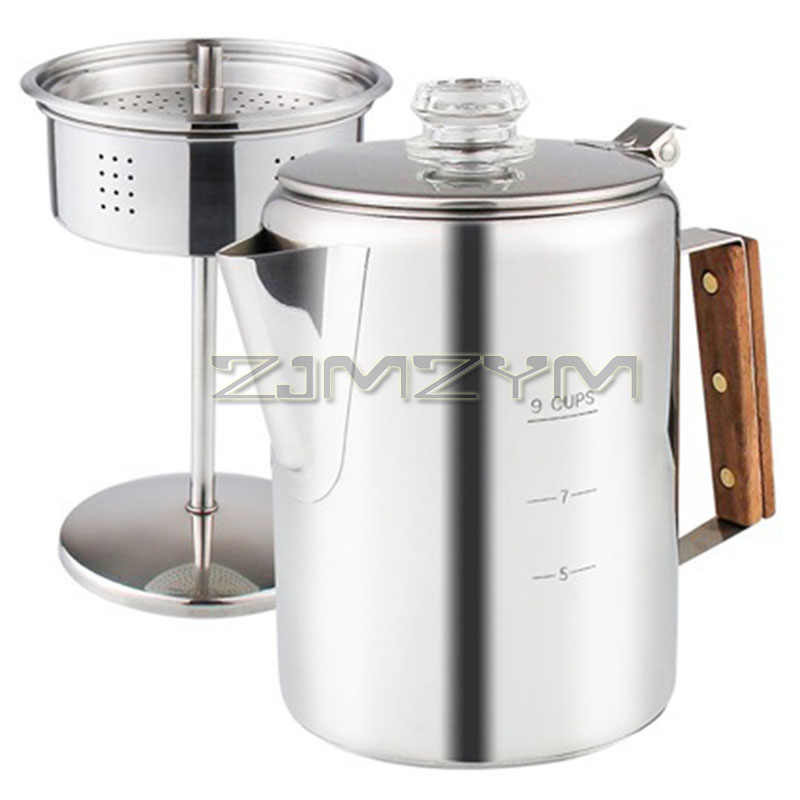 9 Cup Coffee Percolators 1500m - Camp Percolator Coffee review and price