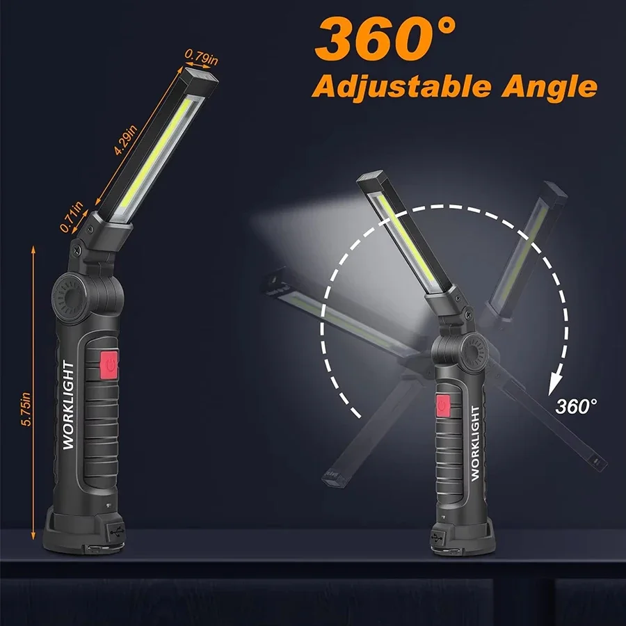 New Portable COB LED Flashligh - Outdoor Camping Lamp review and price