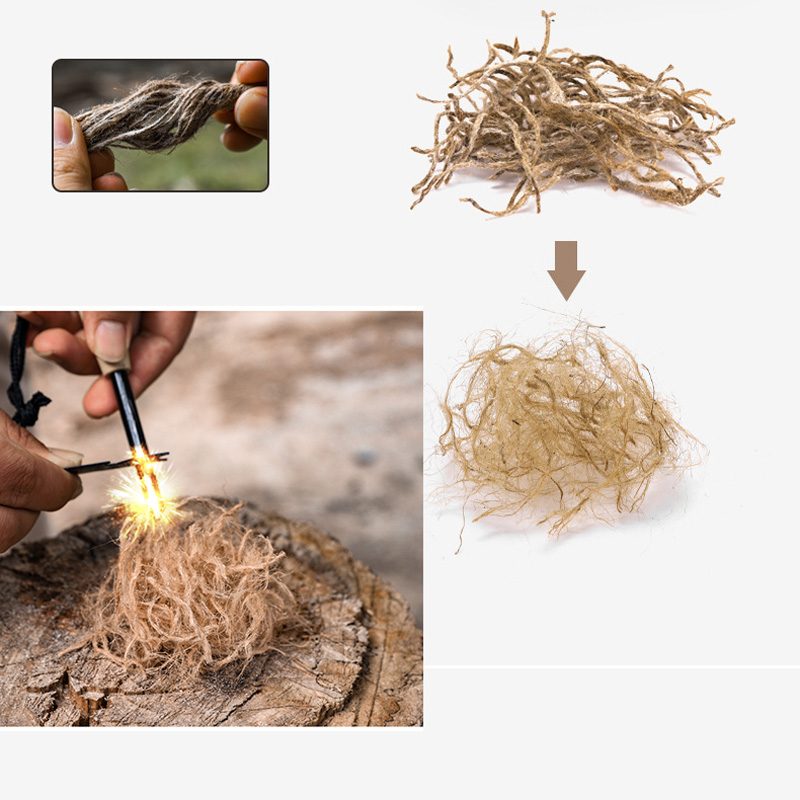 Outdoor Mini Wax Hemp Rope Por - Outdoor Camping Stove Wood review and price